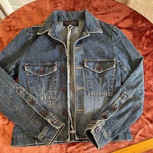 Vintage Y2K Juicy Couture Denim Jacket USA SMALL